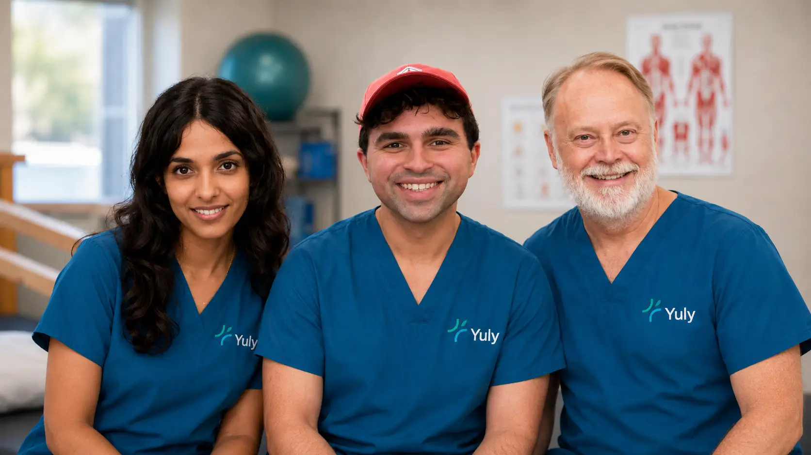 Clinical team in a therapy clinic